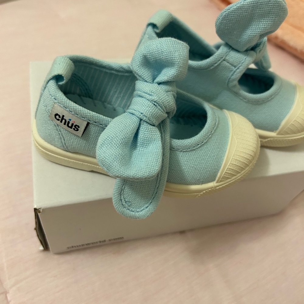 Light Blue Kids chus Shoes